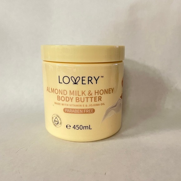 New Lovery Almond Milk & Honey Body Butter 450ml / 15.2 oz - Picture 1 of 5